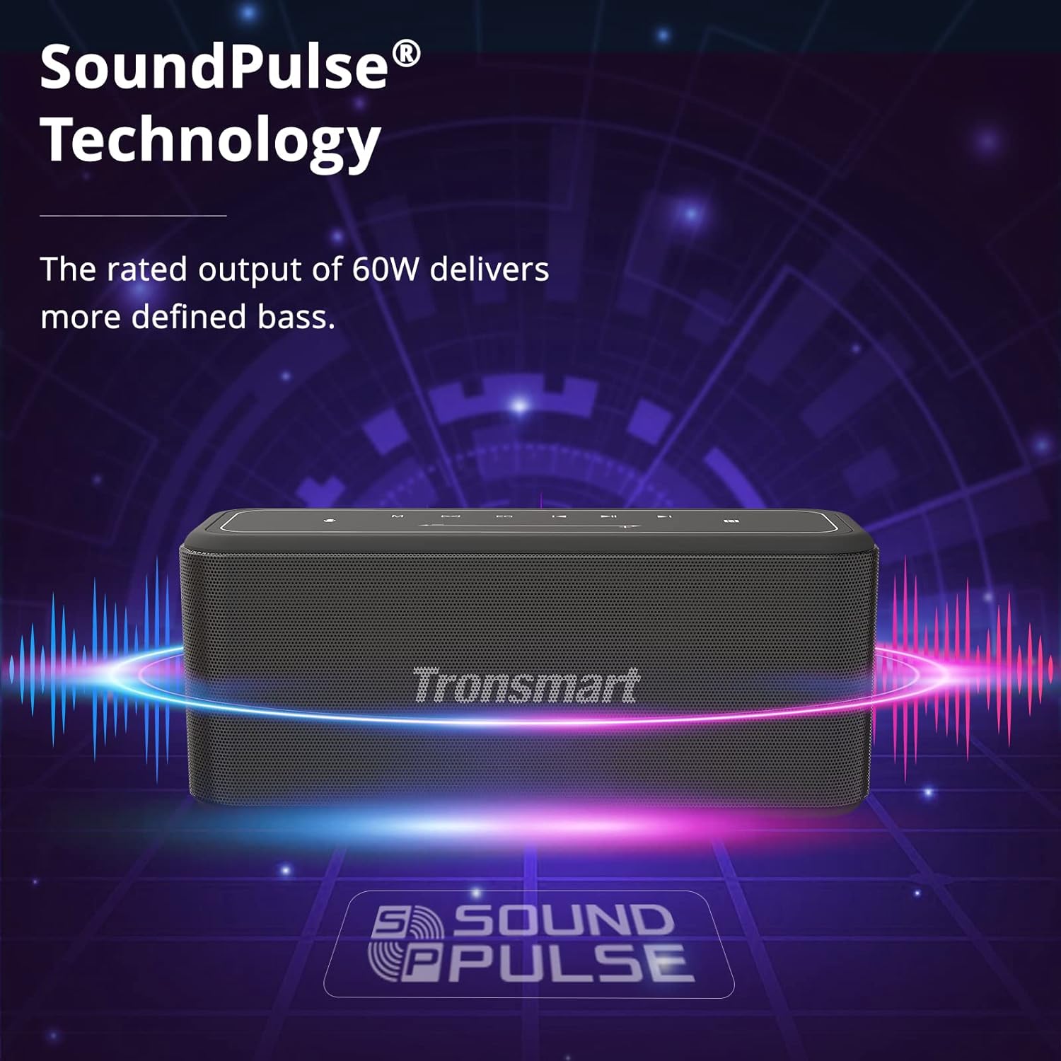 60W Wireless Bluetooth Speaker with IPX5 Waterproof D570429