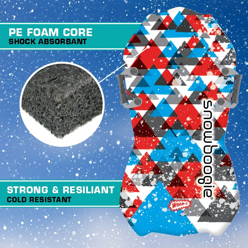 Snow Slider Sled 38" Single Rider PE Foam Core XPE Top Layer Easy Grip Handles Slick Bottom N24607