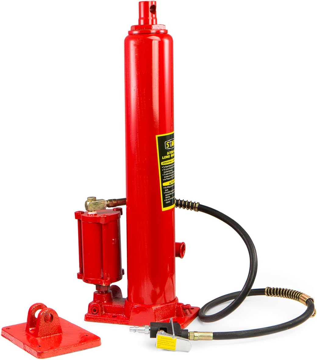 8 Ton Air/Hydraulic Long Ram Jack Engine Hoist Lift Q929