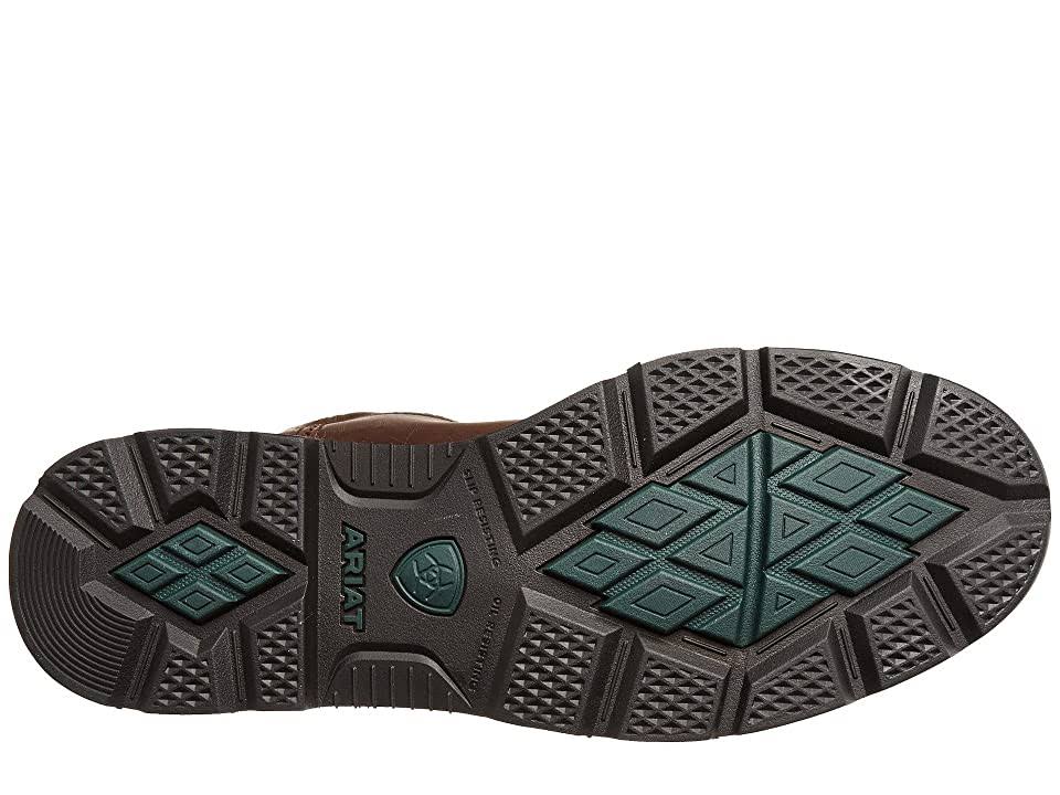 Brown Pull On Work Boots Z19981