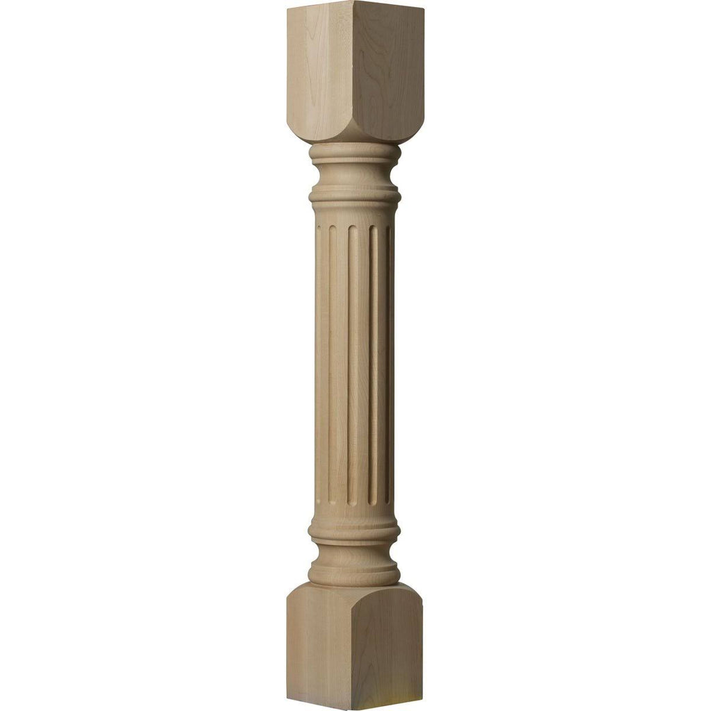 Cherry Fluted Cabinet Column O2147