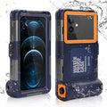 Waterproof Protective Case for Phones Up to 6.9 Inch with Lanyard B848337