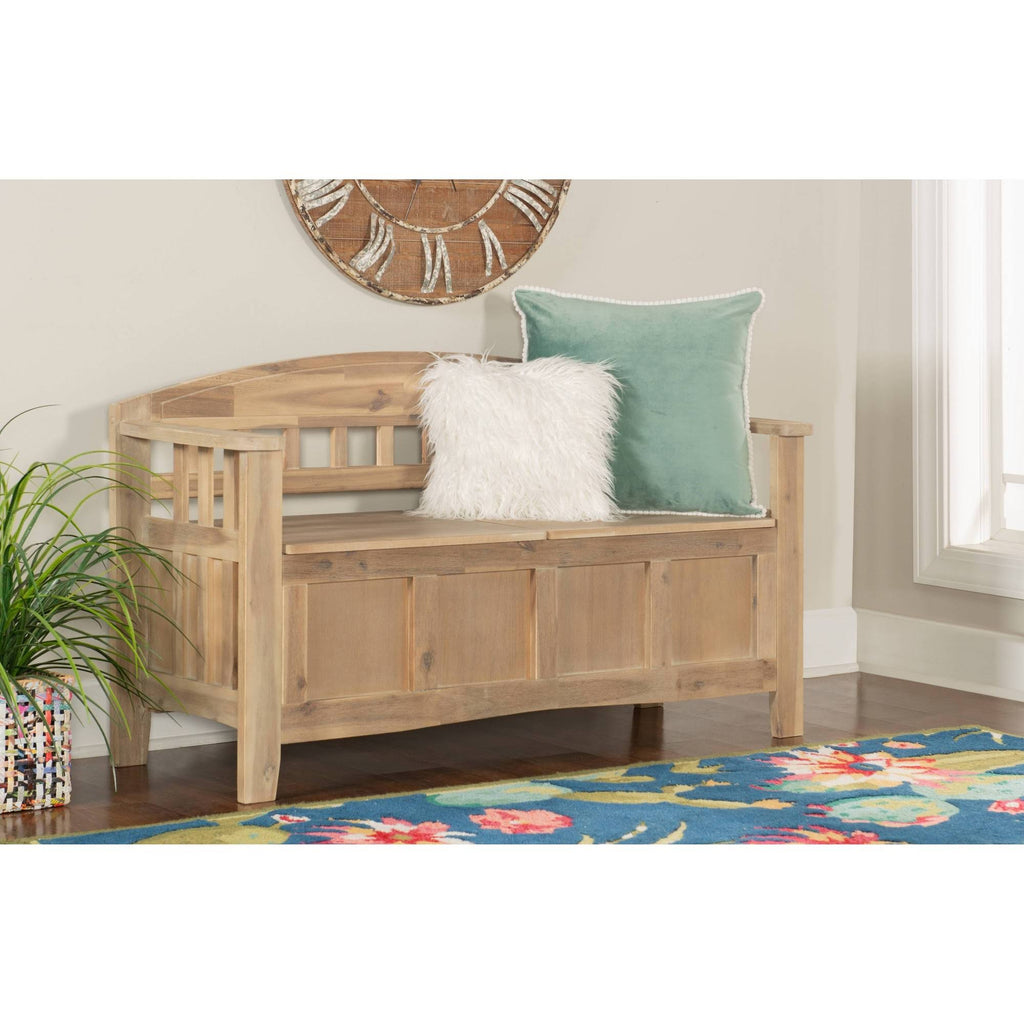 Natural Storage Bench V8604