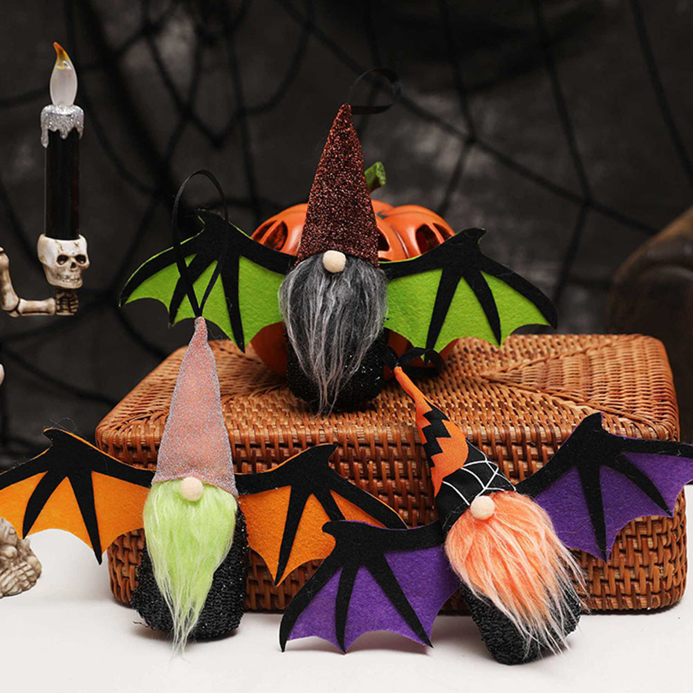 Hanging Bat Gnome Doll Pendants U434687