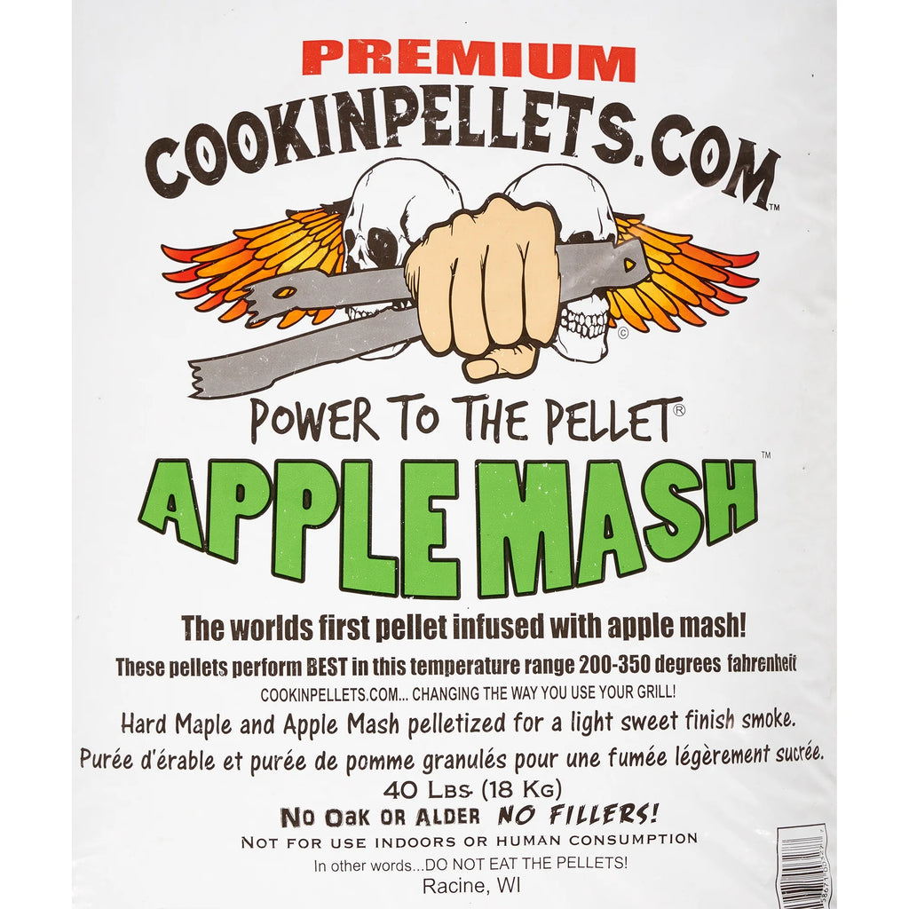 40-Pound Apple Mash Hard Maple Smoker Wood Pellets J7646
