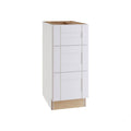 Vesper White Shaker Assembled Plywood Base Drawer Kitchen Cabinet Q580