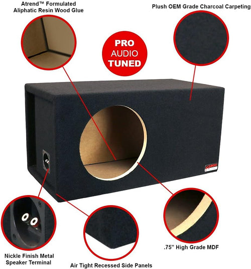 12" Single Vented Subwoofer Enclosure A646