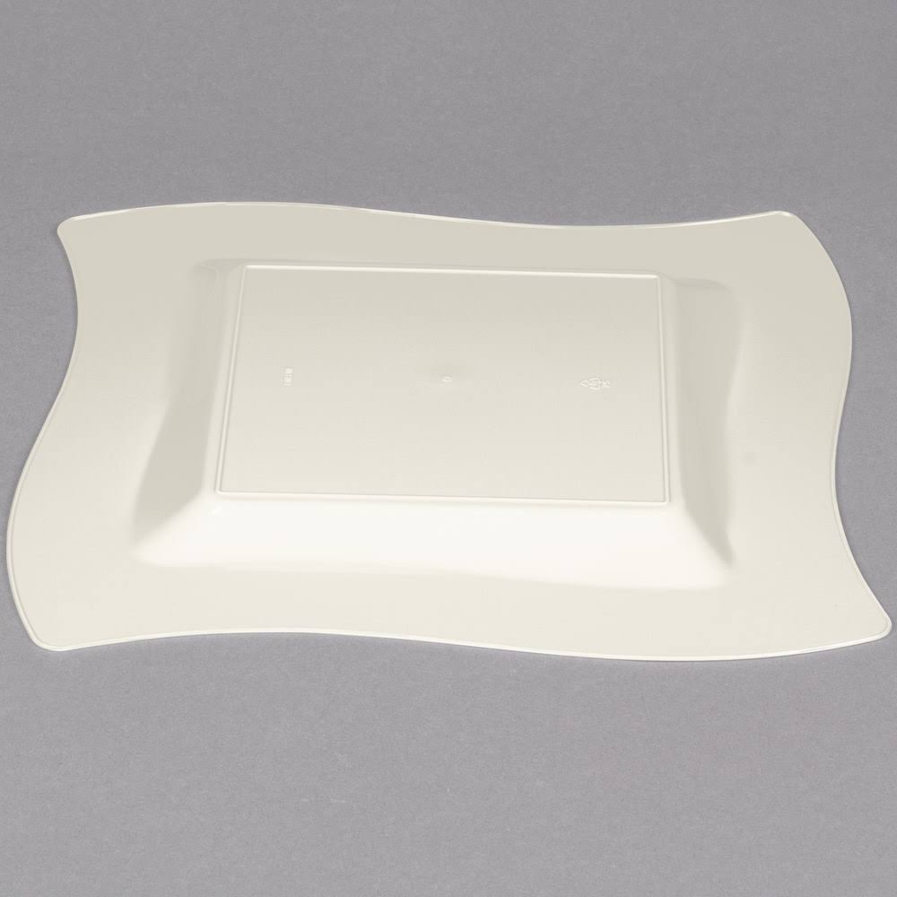 9.5x22 Dinner Plate, Bone, Case/120 E7616