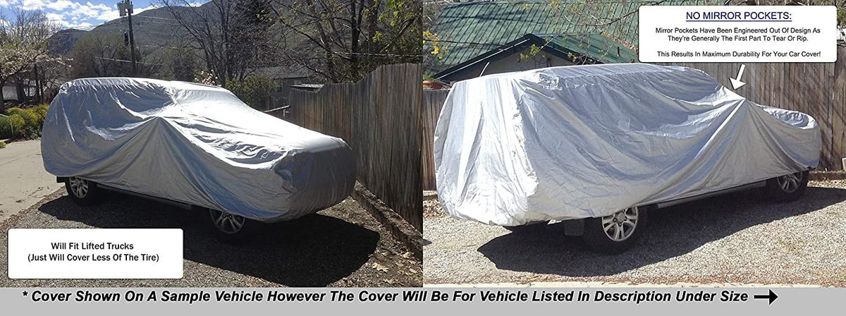 SUV Cover with Fleece Lining, Cable Lock, Storage Bag & Wind Straps W788