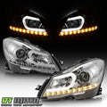 Black Projector Headlights Headlamps M4643