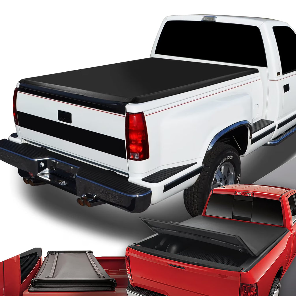 Tri-Fold Adjustable Soft Tonneau Cover Z479