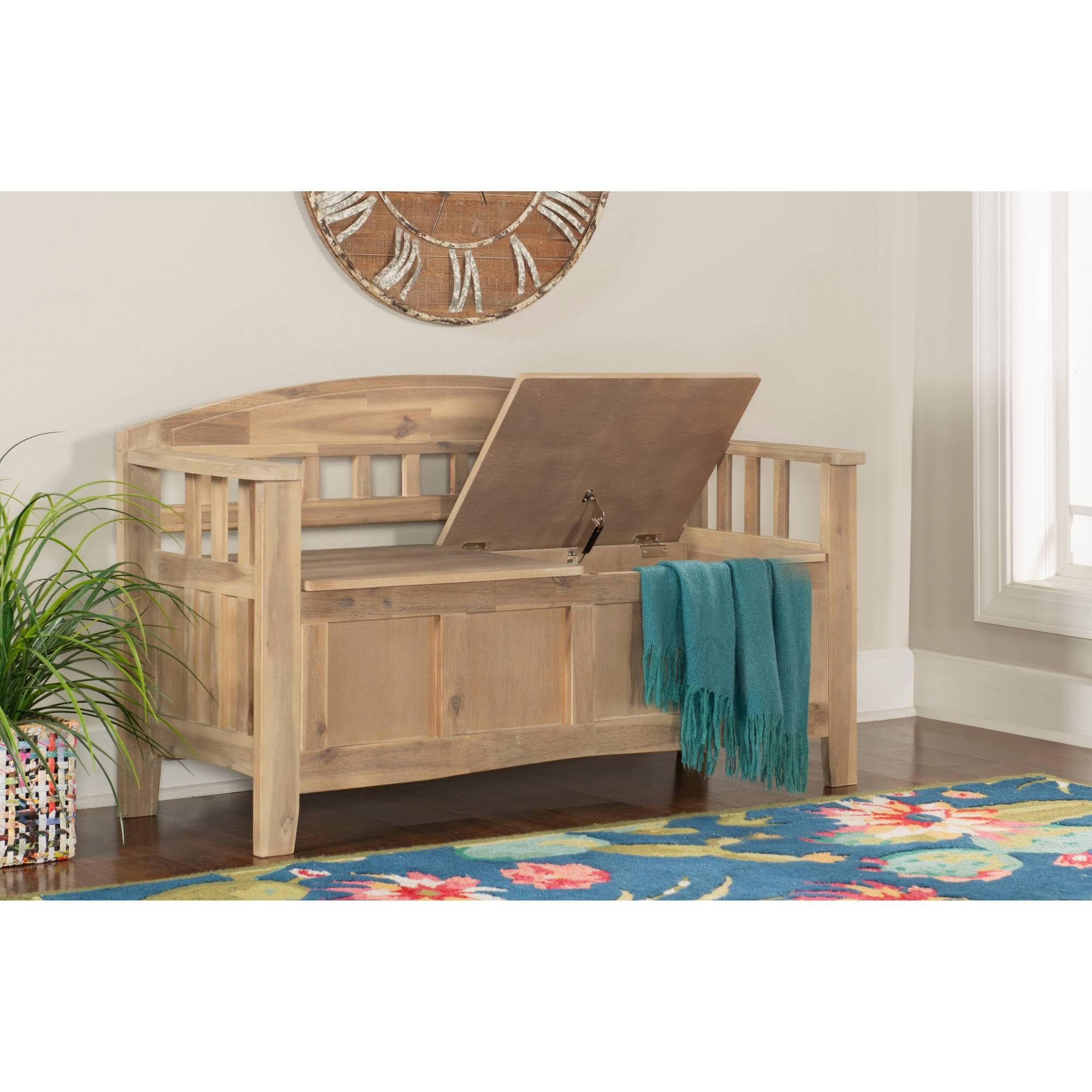 Natural Storage Bench V8604