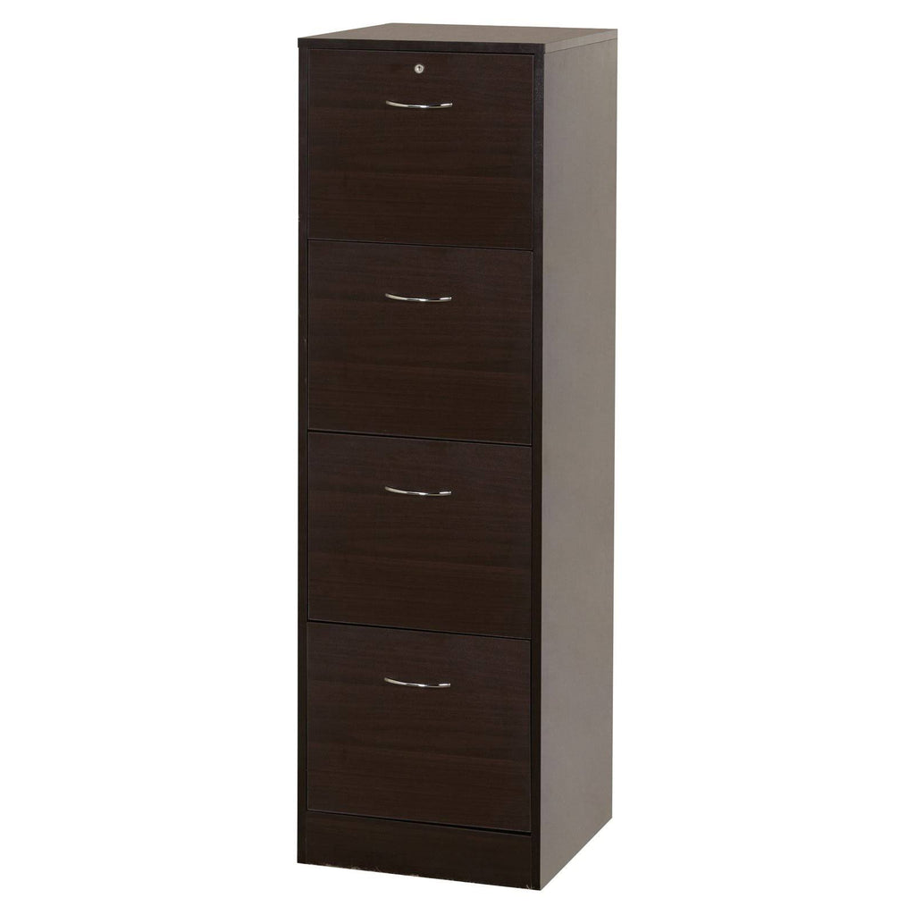 2 Drawer Espresso Filing Cabinet Z5303