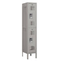 12x22 Wide Double Tier Vented Metal Locker Y9723