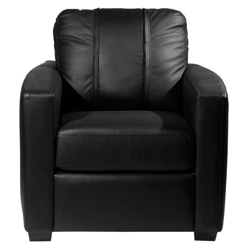 Silver Club Chair with Denver Broncos Secondary Logo P38726