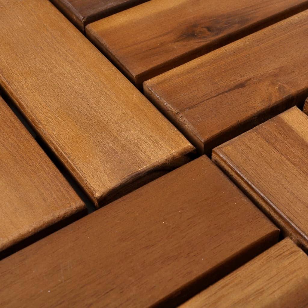 Acacia Decking Tiles Set of 30 K146668