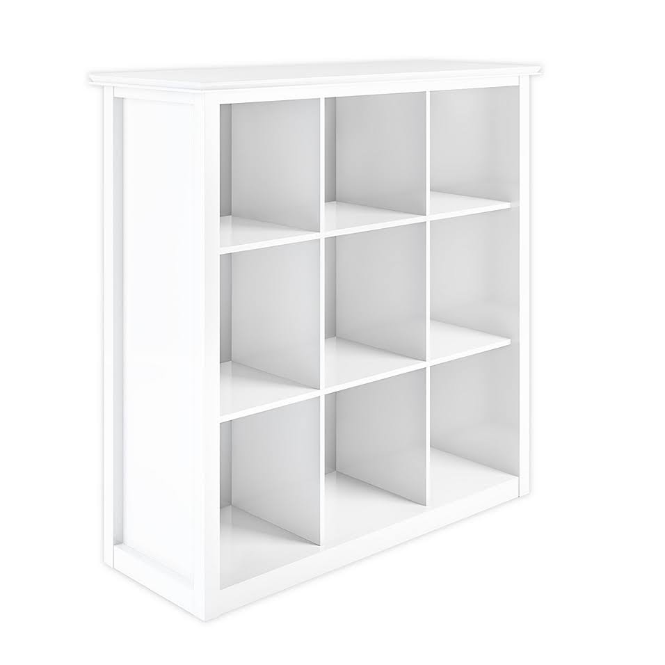 White 9 Cube Bookcase and Storage Unit E106221