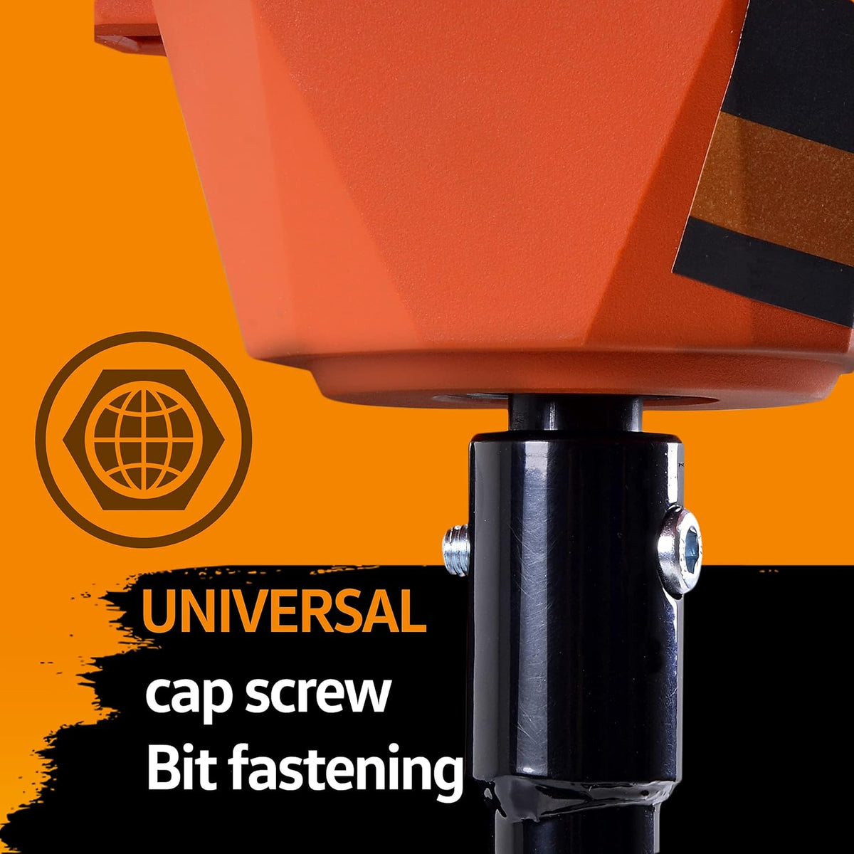 Earth Auger Power Head with Steel 6"x30" Bit Electric Cordless Lithium-Ion Battery Y846602