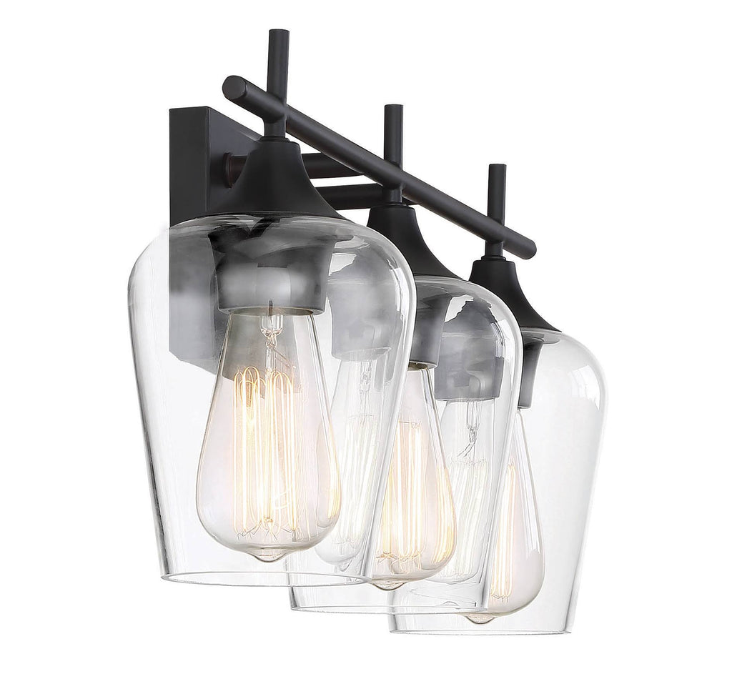 English Bronze 3 Light Bath Bar D561159
