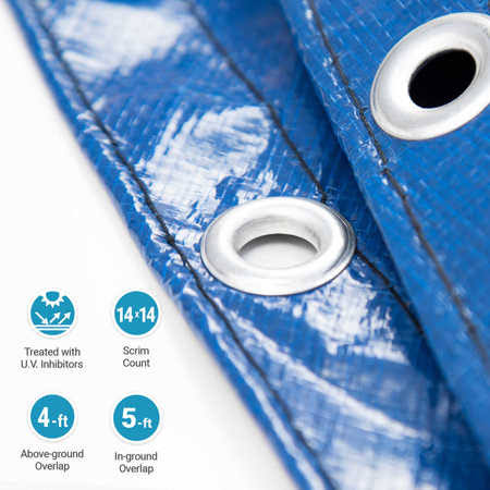 Rectangular In-Ground Pool Winter Cover H836357