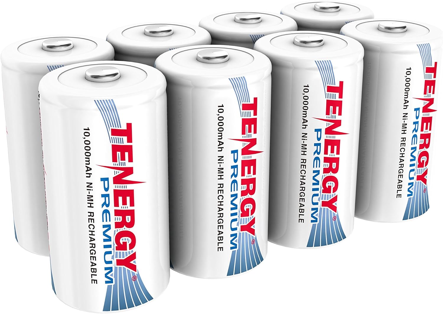 48 Pack D Size 10,000mAh NiMH Rechargeable Battery D3388