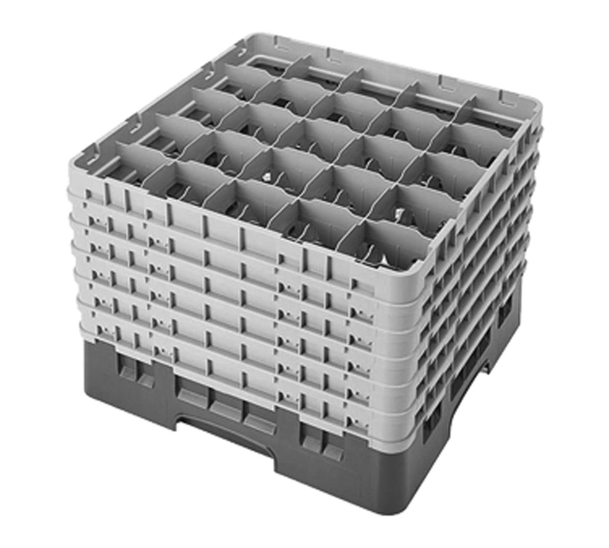 Blue 25 Compartments Glass Rack B487