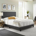Black Wood Panel Bed Z564196
