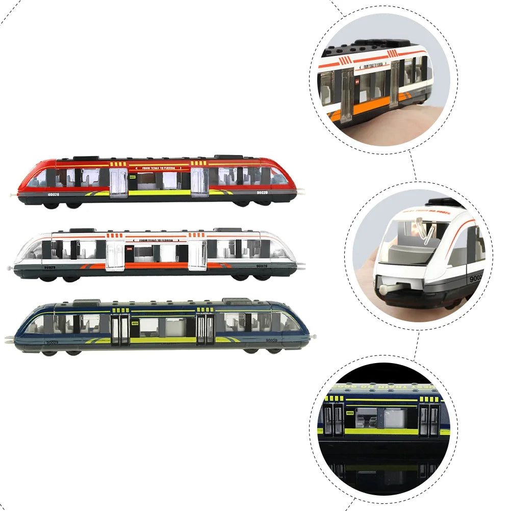 3pcs Simulation Electric Train Toy H8562