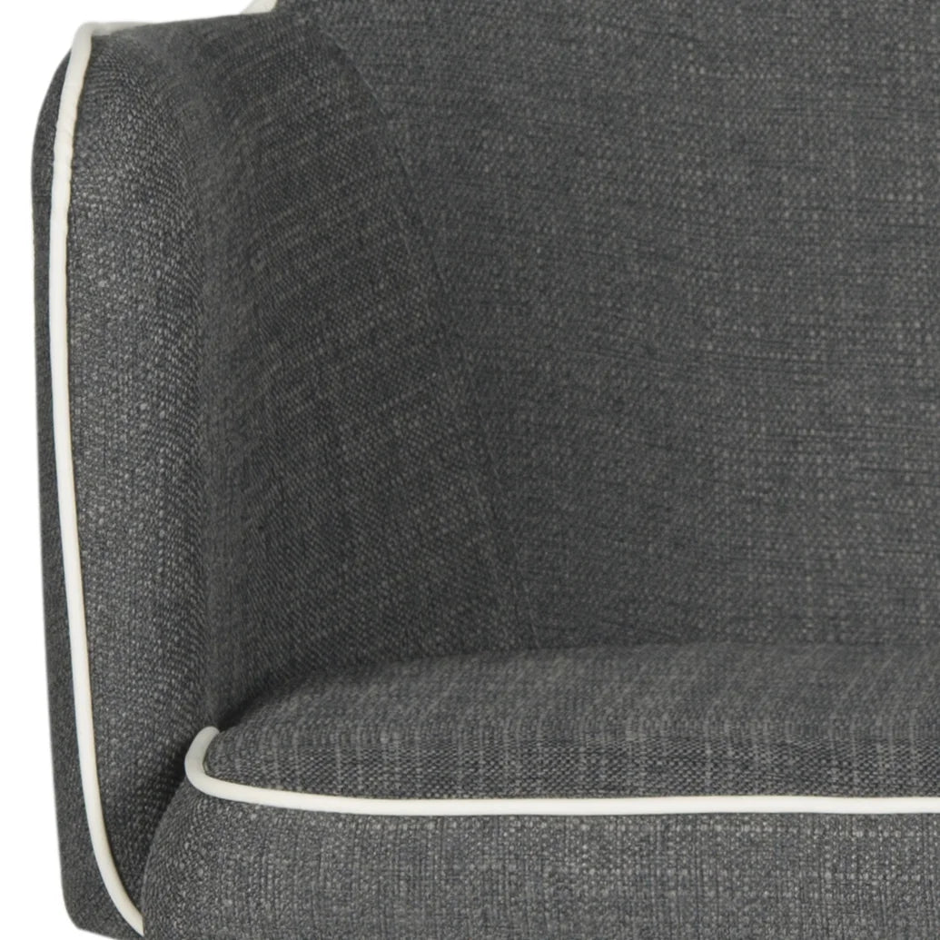 Grey/White Upholstered Arm Chair M158