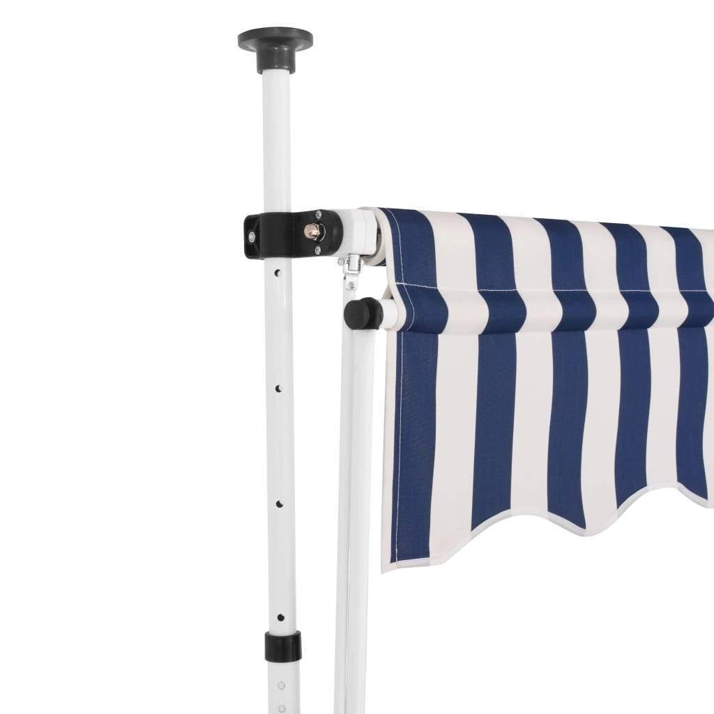 Cream Manual Retractable Awning 118.1x22 Q847