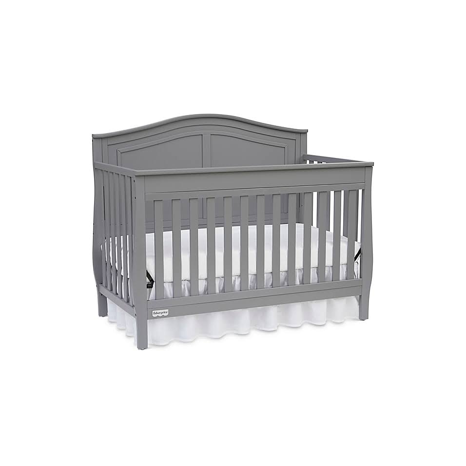 4-in-1 Convertible Crib in Storm Grey J4178