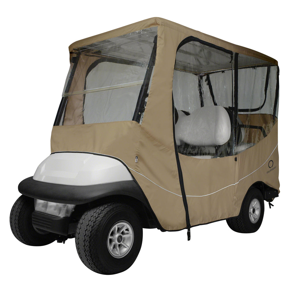 Khaki Golf Cart Travel Enclosure Long Roof C822128