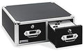 Black 4 x 6 Double Drawer Index Card Cabinet Y7364