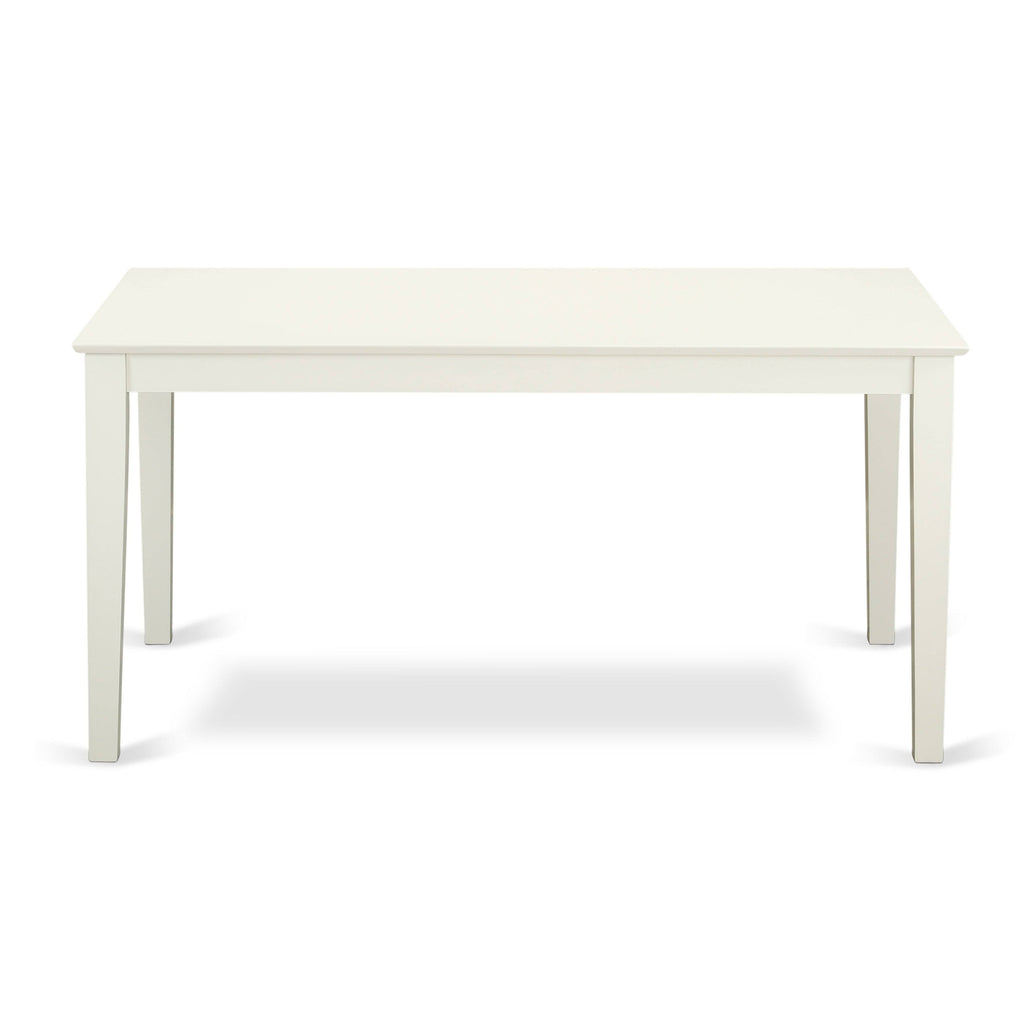 5 Piece Dining Set with Table, 2 Chairs, and 2 Benches in Linen White K907