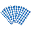 6 Pack Buffalo Plaid Kitchen Towels - 20 x 30 - Blue & White U384606
