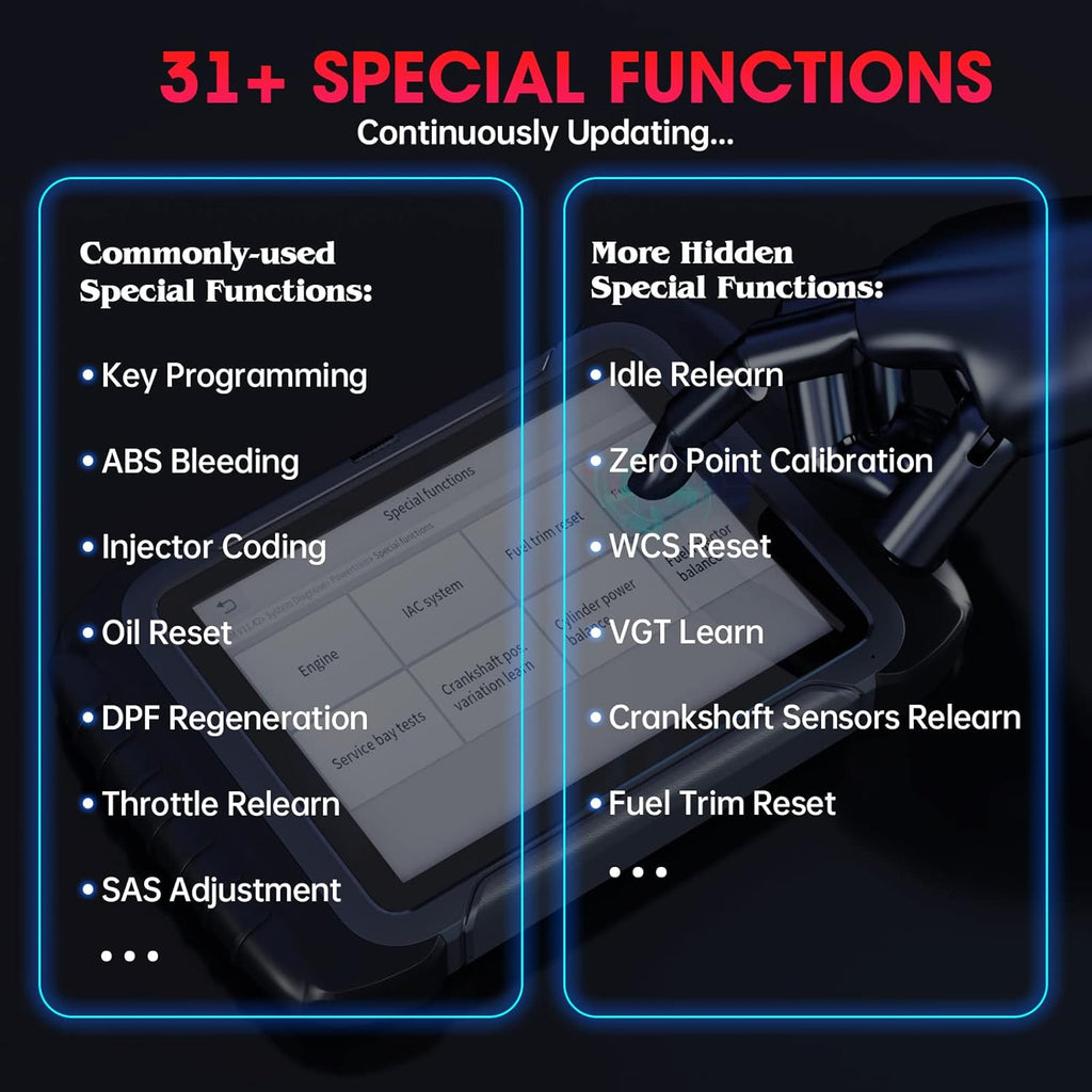 Wireless Automotive Scan Tool with ECU Coding, Full System Diagnostics F2659