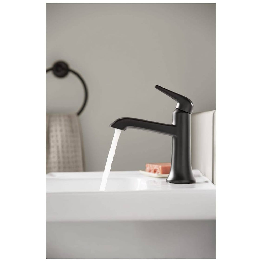 24 In. Pedestal Bathroom Sink Basin with Single Faucet Hole, Thunder Grey G386506