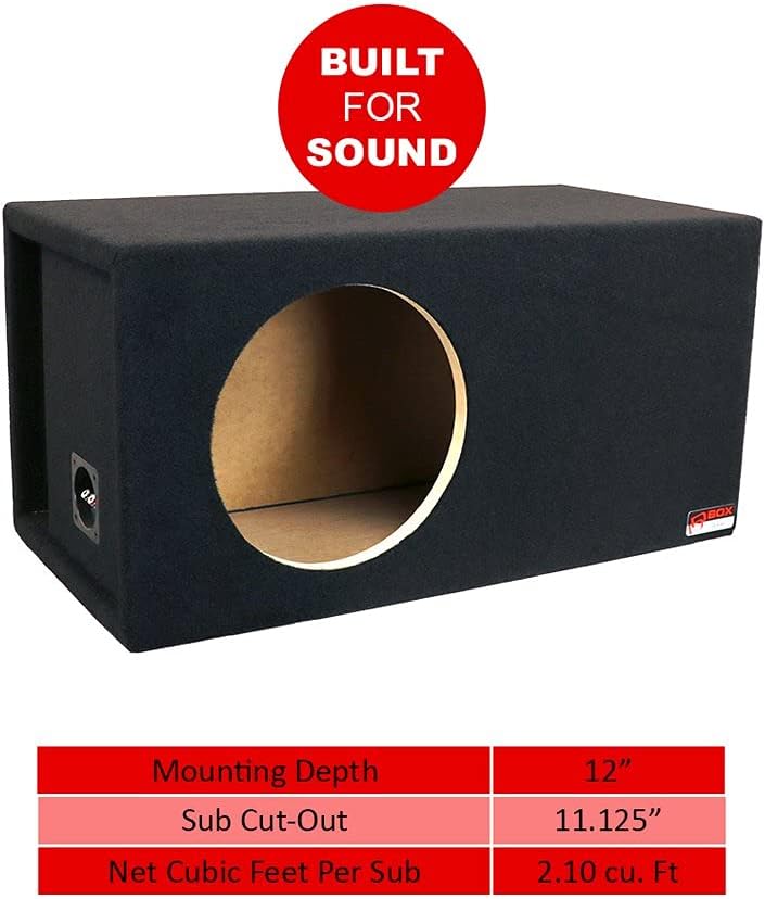 12" Single Vented Subwoofer Enclosure A646