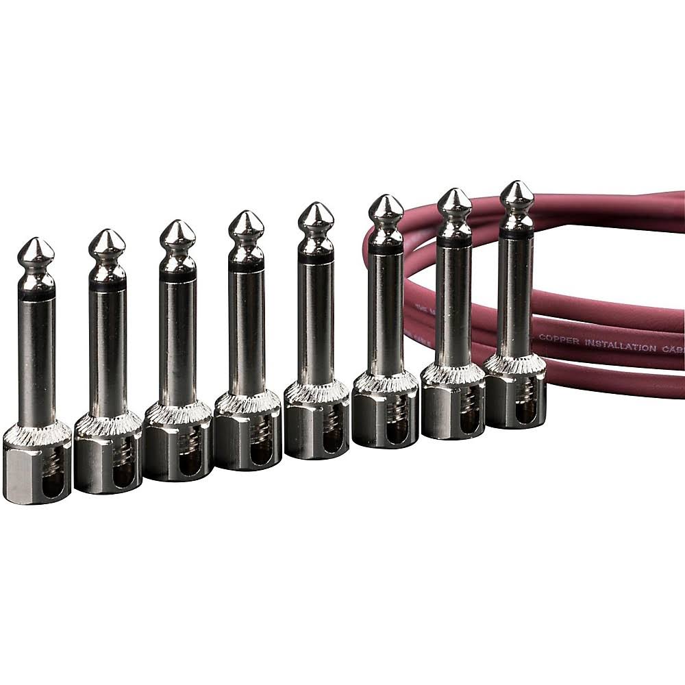 Solderless Patch Cable Kit, Burgundy, 5' N9934
