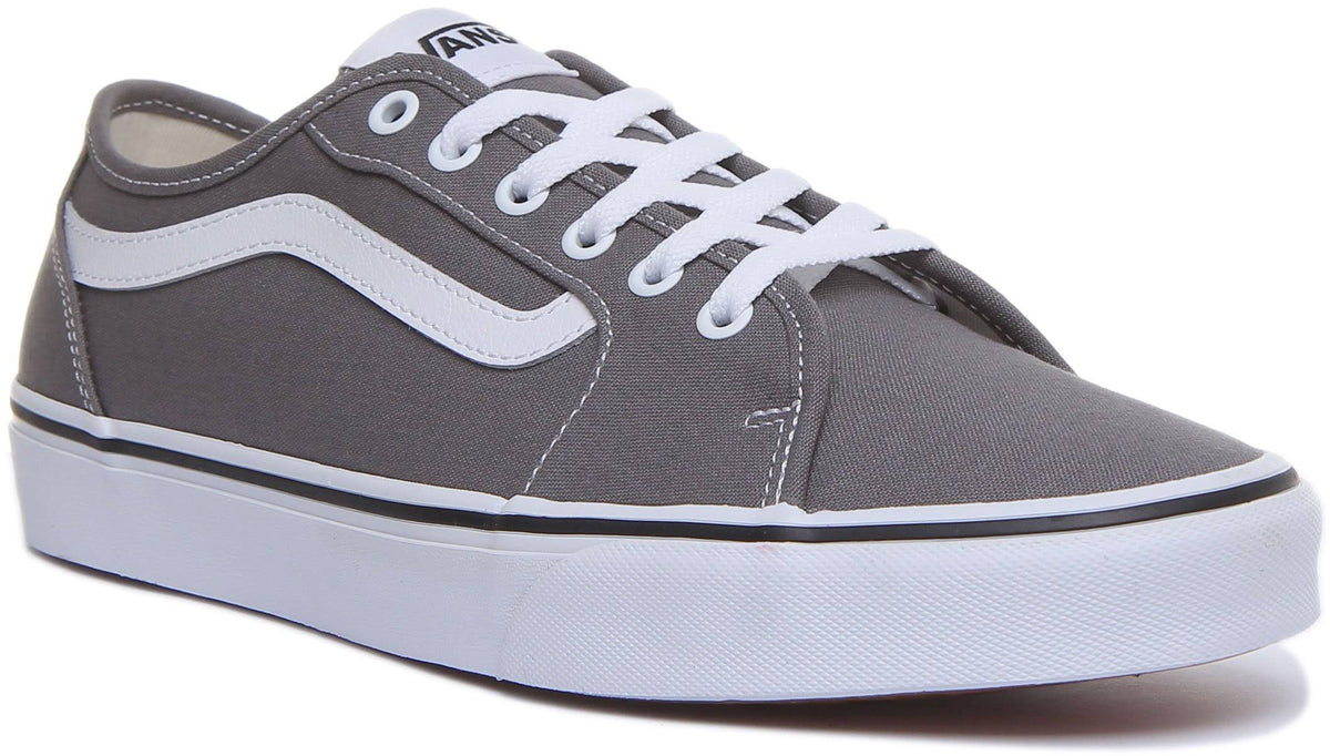 Grey Canvas Trainers L6530