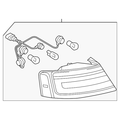 Audi Tail Lamp Assembly T3614