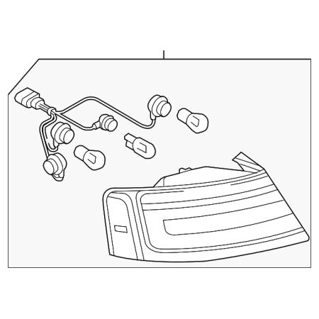 Audi Tail Lamp Assembly T3614