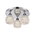 Polished Chrome 3-Light Semi Flush Mount K370361