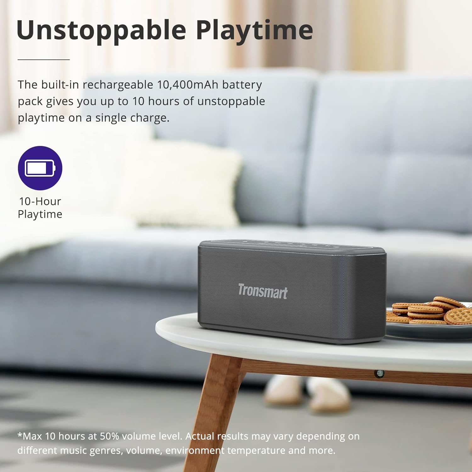 60W Wireless Bluetooth Speaker with IPX5 Waterproof D570429