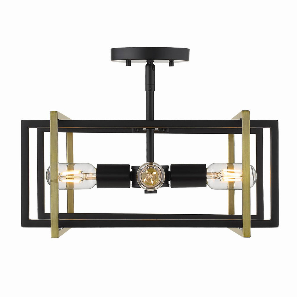 Semi Flush Black L93671