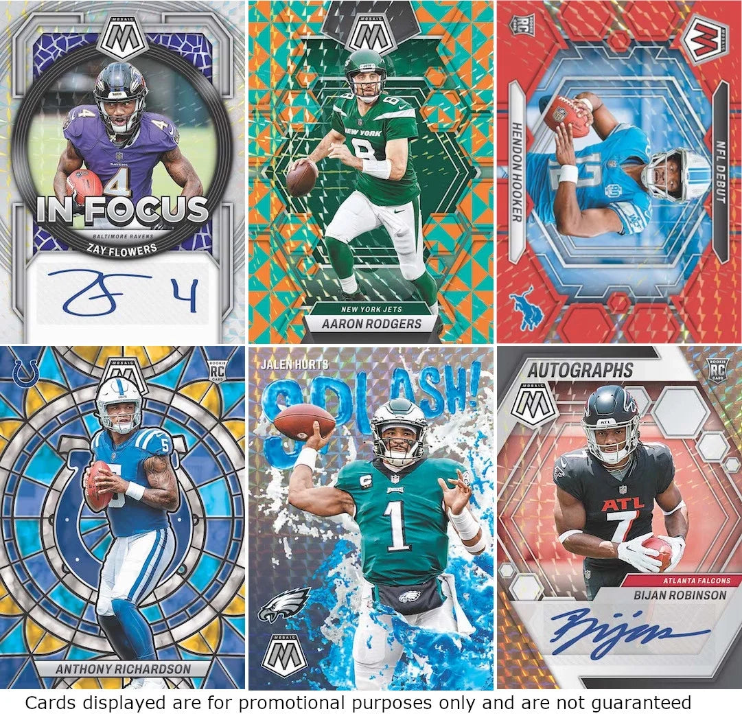 Mega Box NFL Football Trading Cards J45862