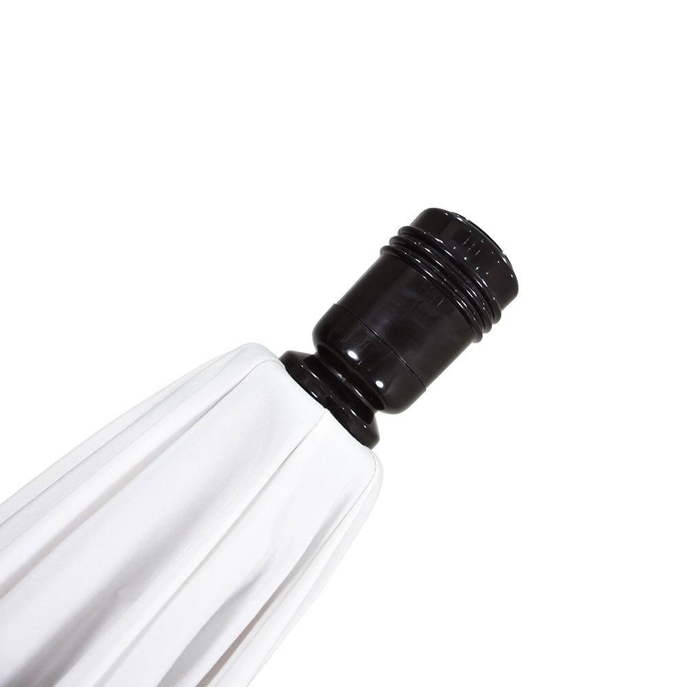 Beige 9 ft. Sunbrella Aluminum Market Umbrella N719611