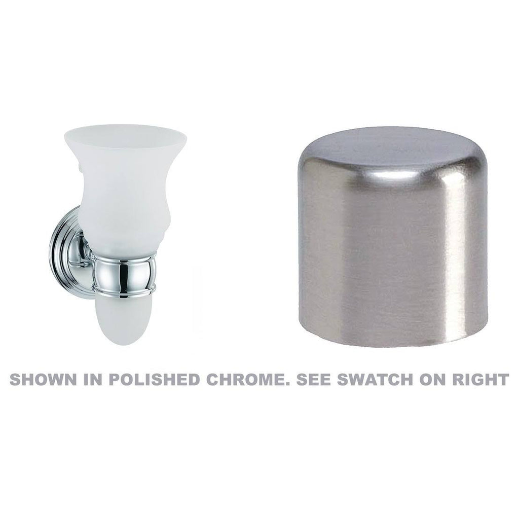Satin Nickel Light with Satin Etched Glass F1477