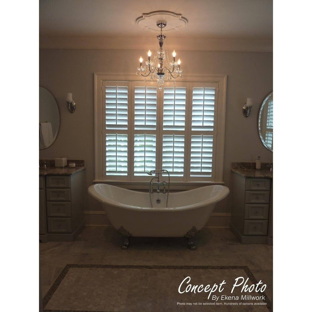 24x22OD x 4x22ID x 1 1/2x22P Ceiling Medallion, Hand-Painted Rubbed Bronze Y295