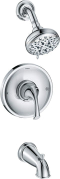 Chrome Tub and Shower with Valve Included G179
